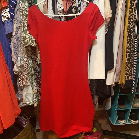 Red Susana Monaco Dress - Picture 3 of 3